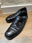 FERRAGAMO Salvatore Black Leather Loafers Dress shoes Size US 12D