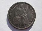 1871-S SEATED LIBERTY DIME 10C VERY RARE DATE SAN FRANCISCO MINT VERY NICE COLOR
