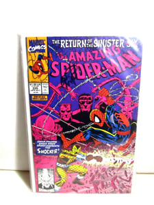 The Amazing Spider-Man #335 1990 Marvel Autographed Erik Larsen Bagged Boarded