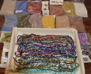 New ListingLarge-Huge Lot 18Lbs Jewelry Making Beads:Vintage Seed New,Stone Strands,Crystal