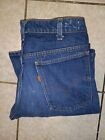 Levis Jeans Mens 30x29 646 Bell Bottom Flared Orange Tab Blue Vintage Scovill