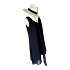 White House Black Market Women's Asymetric Sleeveless Dress: Size 8