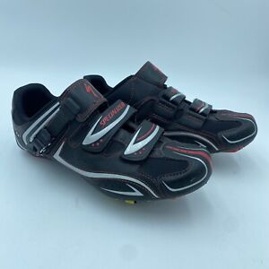 Specialized Elite RD Mens 9 Black Road Bike Cycling Shoes 3 Strap