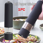 Automatic Electric Salt and Pepper Grinder Steel Shaker Mill Grinding W/Light