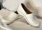 DANSKO Clogs Leather Comfort Womens Size 5 US Volley Box White Shoes Nursing