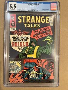 Strange Tales #135 CGC 5.5 F- 1st Appearance of NICK FURY & SHIELD Marvel 1965