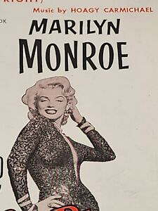 New ListingMarilyn Monroe 1953  Film Sheet Music Gentlemen Prefer Blondes Jane Russell