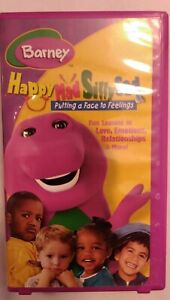 New ListingBarney - Happy, Mad, Silly, Sad (VHS) Pre-owned Used