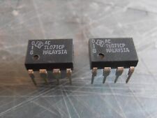 4x  TL071CP  old version OPAmp  dip8 NOS TI ( made in Malaysia )