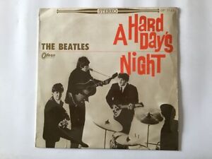 THE BEATLES A HARD DAY'S NIGHT - ODEON OP-7123 Japan RED WAX LP