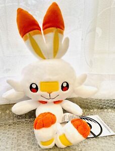 Pokemon Center Original Plush Doll Scorbunny Cute Kawaii Fluffy Popular Toy JP