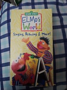 Elmos World - Singing, Drawing  More (VHS, 2000)