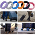 8PCS/Set Silicone Suitcase Wheels Protection Cover Travel Luggage Accessories