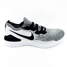 Nike Epic React Flyknit 2 White Black Platinum Oreo Mens Running Sneaker