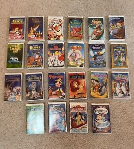 Misc Disney VHS Movies Lot (Tarzan, Peter Pan, Lion King, Hercules, Cinderella)