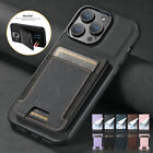 For iPhone 15 14 Pro Max 13 12 Pro Max Leather Card Wallet Case Flip Stand Cover