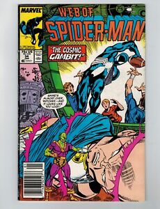 Web of Spider-Man #34 Comic Book January 1988 Marvel Comics