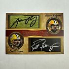 Aaron Rodgers and Brett Favre - Green Bay Packers - Facsimile Autograph