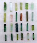 18.55 Cts Natural Mozambique Green Tourmaline Certified Gemstone Rough Lot