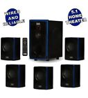 Acoustic Audio 5.1 Bluetooth 6 Speaker System Home Theater Surround Sound