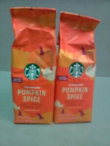 Starbucks Limited Edition Pumpkin Spice Ground Coffee 17oz Bag - Pack of 2 Bags