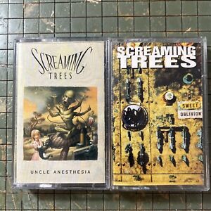 Screaming Trees  Cassette Lot of 2 Uncle Anesthesia Sweet Oblivion Grunge 90s