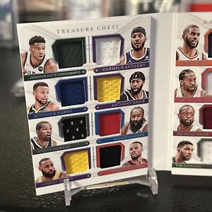2021-22 National Treasures NBA TREASURE CHEST 7/10 All Game-Worn/Used Patches!
