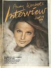 Andy Warhol Interview Sept 73 Beverly Johnson Stephen Burrows Scavullo NY DOLLS!
