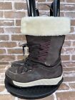 New Balance Fresh Foam 1000 Walking Snow Boots Brown BW1000BR Womens Size 9 WIDE