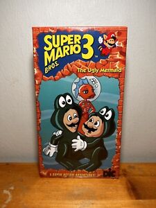 Super Mario Bros. 3 The Ugly Mermaid (VHS, 1990) Rare Nintendo Tape Sealed