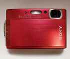 Sony Cyber-shot DSC-T300 10.1MP Compact Digital Camera Red With 2 Mp memory Card