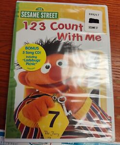 1999 Sesame Street: 123 Count With Me DVD **BRAND NEW**