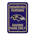 NFL Baltimore Ravens Office Room Home Decor Parking Sign 12