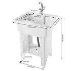 Laundry Utility Sink Freestanding Outdoor Washing Tub Wash Station Sink & Faucet