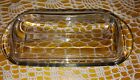 Glass Butter Dish Classic Clear Lid Tray