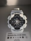 Casio G-Shock Men's Analog-Digital Watch White Band with Black Gray GA-110GW-7A