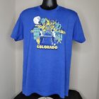 Phish 1988 Colorado Dinner And A Movie Dry Goods Shirt: Size Large (New) Blue