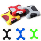 External Portable Shockproof Hard Drive Disk HDD Silicone Case Cover Protector +
