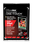 Ultra Pro 35pt Black Border One Touch Magnetic Card Case Holder 35 PT