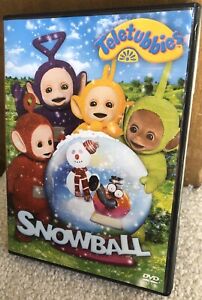 Teletubbies Snowball DVD 2016 Packing, Number Four, Flying, Party PBS Kids TV