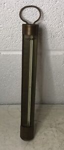 Antique Vintage Brass Candy Jelly Thermometer 420 Degrees Slide Arrow 12”