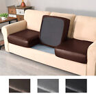PU Leather Stretch Sofa Cushion Cover Waterproof Elastic Couch Chair Protector
