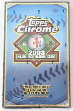 2003 Topps Chrome Series 1 Baseball Hobby Box