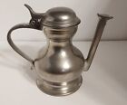 Beautiful, Vintage, Royal Holland Pewter Coffee/Tea Pot 8 in. tall, 9 in. wide
