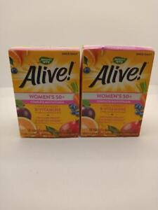 *PICS* 2X Nature's Way Alive! Women's 50+ Complete Multivitamin, Supports