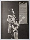 STEVIE RAY VAUGHAN LIVE / MAGAZINE FULL PAGE PINUP POSTER CLIPPING