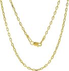 10k gold necklace link chain with lobster clasp 1.75mm