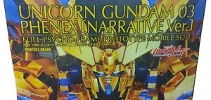 Unicorn Gundam 03 PHENEX 1/60 Plastic Model Premium Bandai Limited