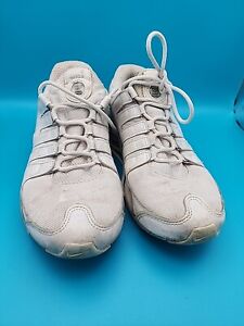 Nike Shox NZ Athletic Triple White Leather 309246-112 Men Siza 10.