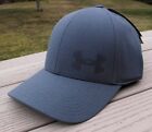 NWT UNDER ARMOUR ArmourVent Iso-Chill Mens Flex Fitted Hat-L/XL @$28 DARK GRAY